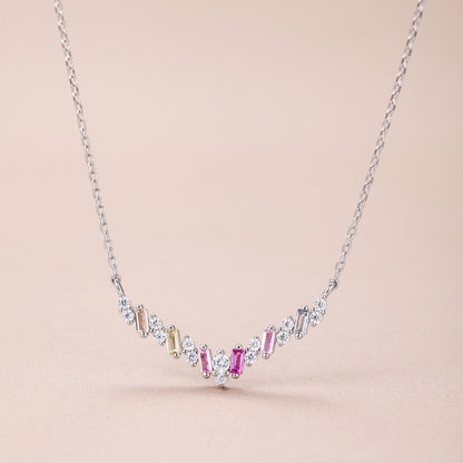 [Elowen Jewels]Dazzling Rainbow Necklace