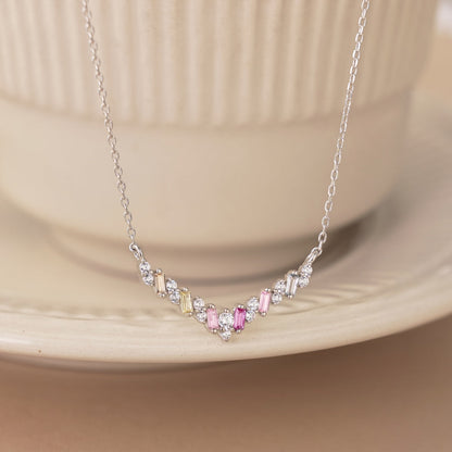 [Elowen Jewels]Dazzling Rainbow Necklace