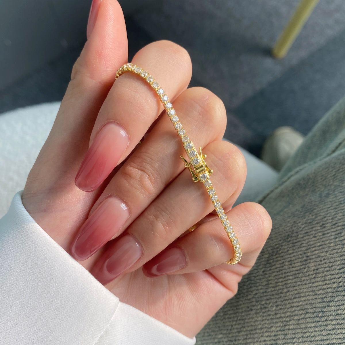 [Elowen Jewels]Radiant Colorful Round Cut Party Bracelet