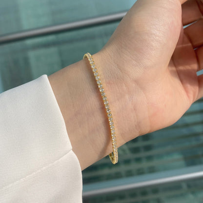[Elowen Jewels]Radiant Colorful Round Cut Party Bracelet