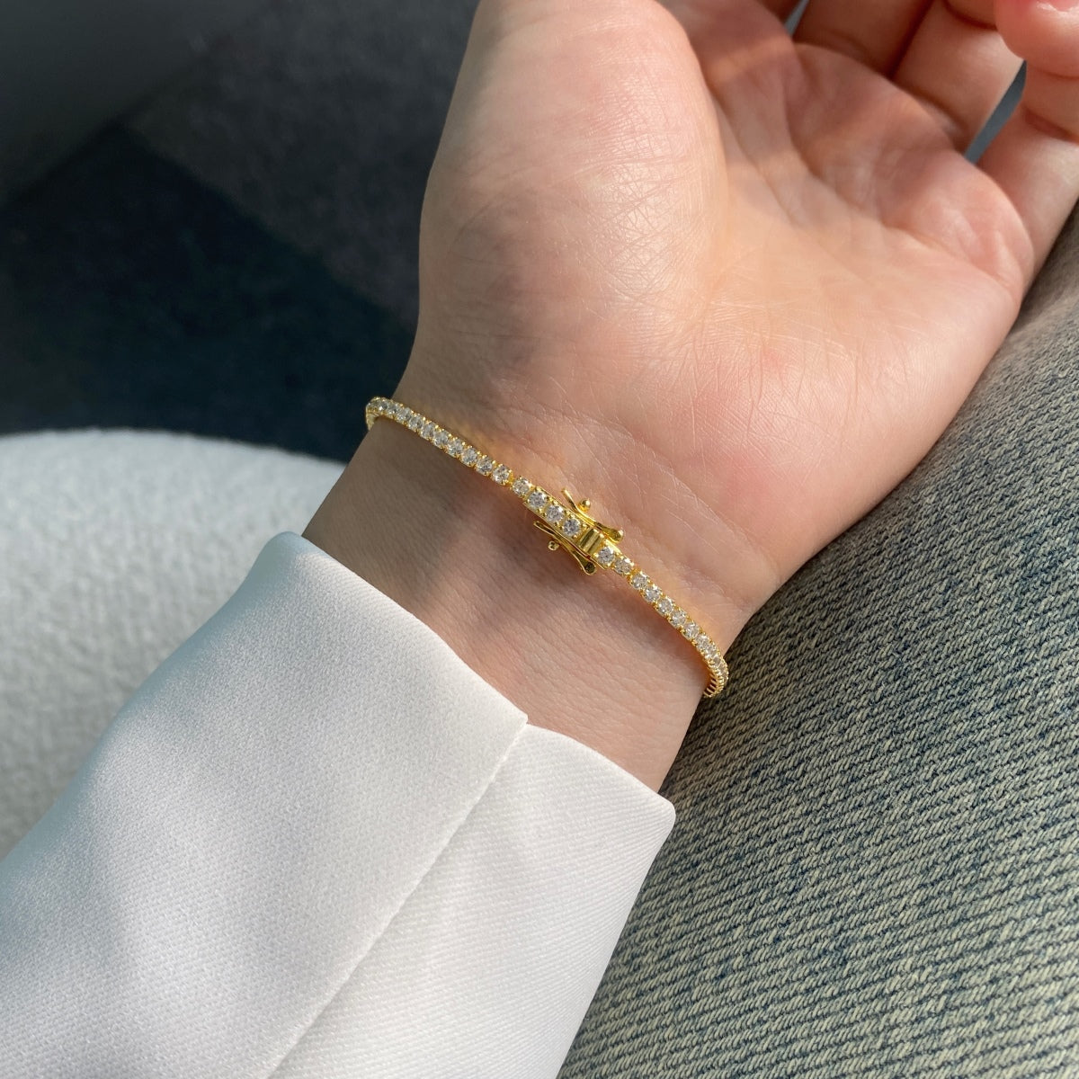 [Elowen Jewels]Radiant Colorful Round Cut Party Bracelet