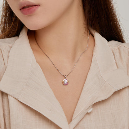 [Elowen Jewels]Charming Flower Colorful Necklace