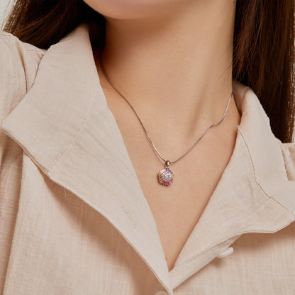 [Elowen Jewels]Charming Flower Colorful Necklace