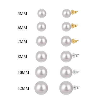 [Elowen Jewels]Delicate Pearl Earrings