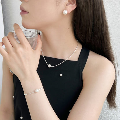 [Elowen Jewels]Delicate Pearl Earrings