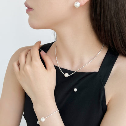 [Elowen Jewels]Delicate Pearl Earrings