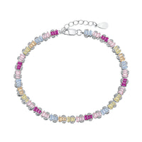 [Elowen Jewel]Delicate Colorful Emerald Cut Party Bracelet