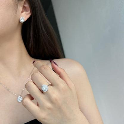 [Elowen Jewels]Delicate Gorgeous Pear Cut Daily Earrings