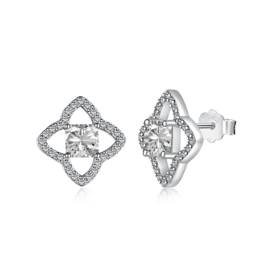 [Elowen Jewels]Elegant Star Shape Princess Cut Daily Earrings