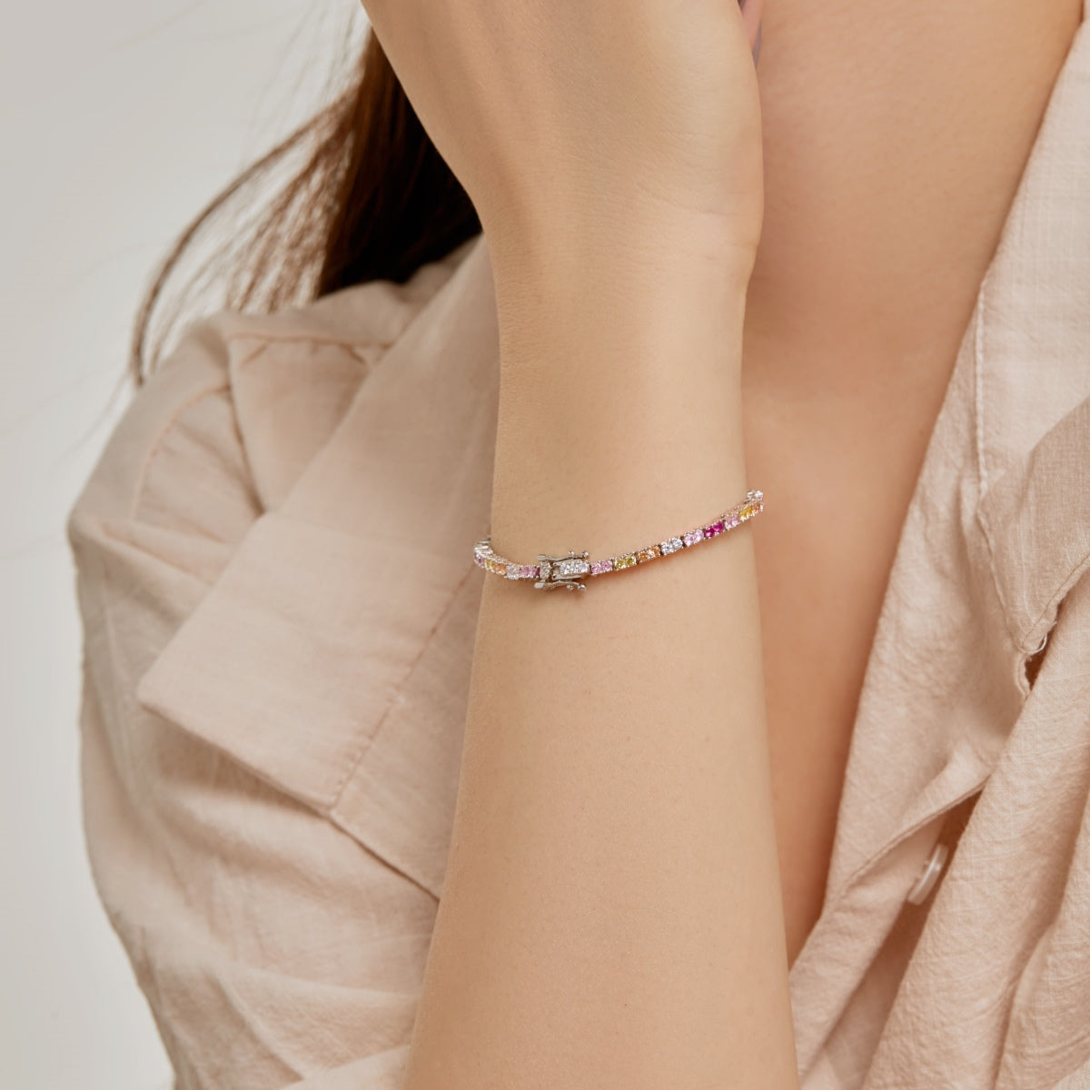 [Elowen Jewels]Delicate Romantic Heart Shape Lover Bracelet