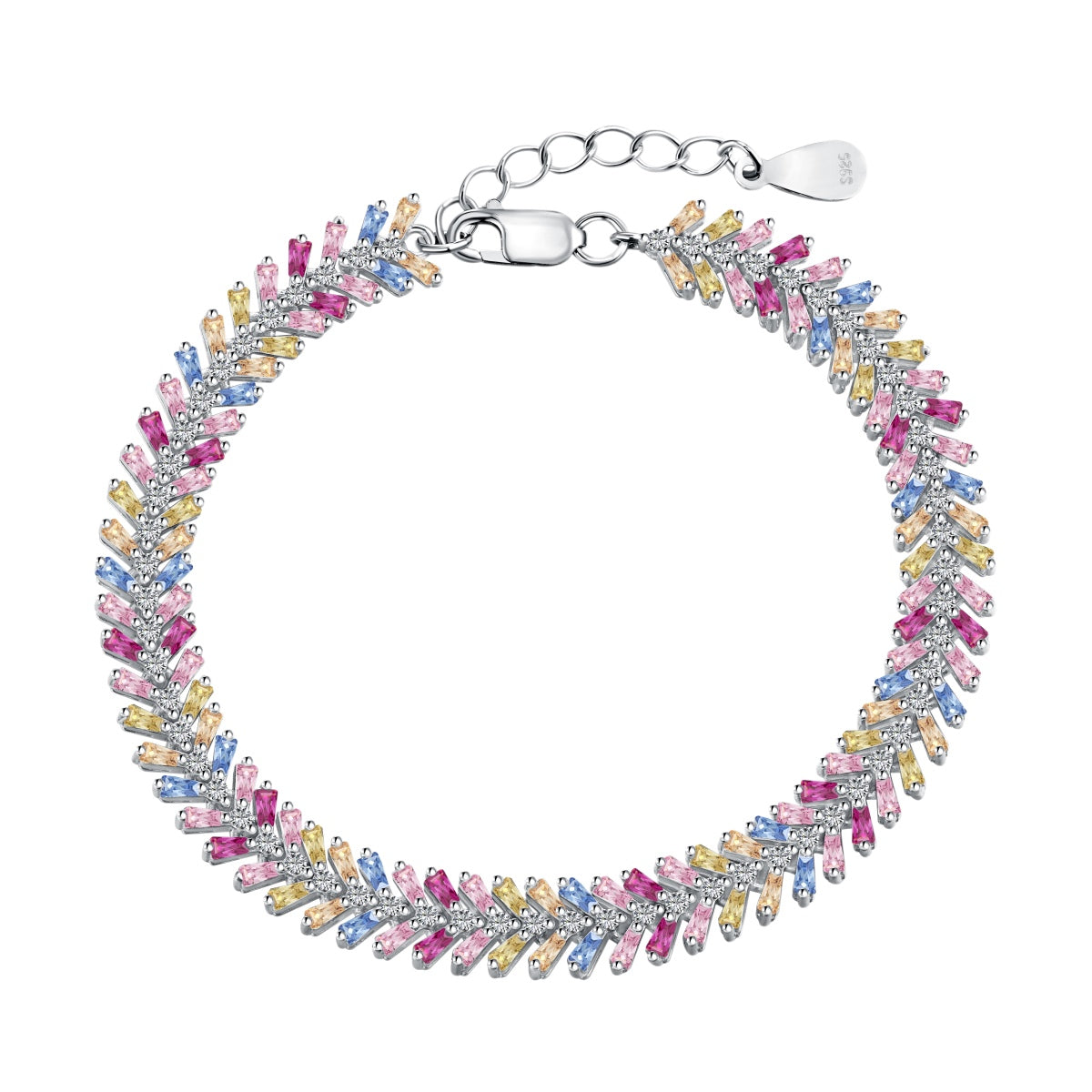 [Elowen Jewels]Dainty Radiant Emerald Cut Daily Bracelet
