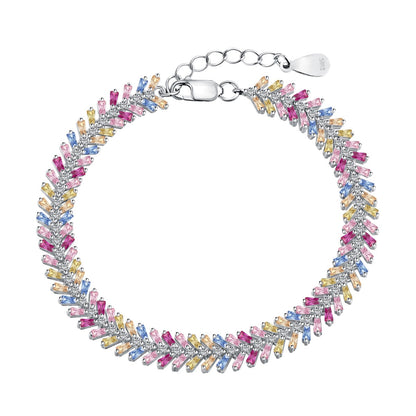 [Elowen Jewels]Dainty Radiant Emerald Cut Daily Bracelet