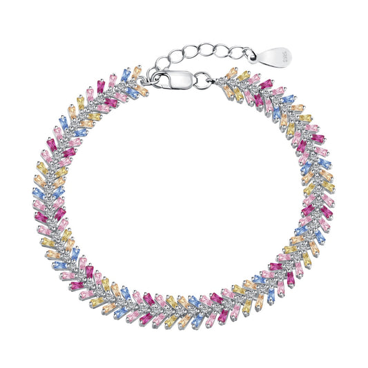 [Elowen Jewels]Dainty Radiant Emerald Cut Daily Bracelet