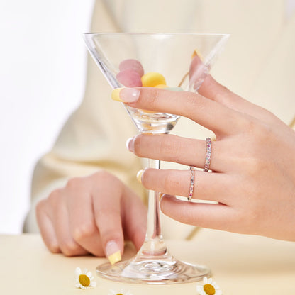 [Elowen Jewels]Charming Colorful Round Cut Daily Ring