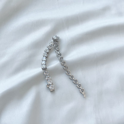 [Elowen Jewels]0.75 Carat Elegant Romantic Heart Shape Lover Bracelet