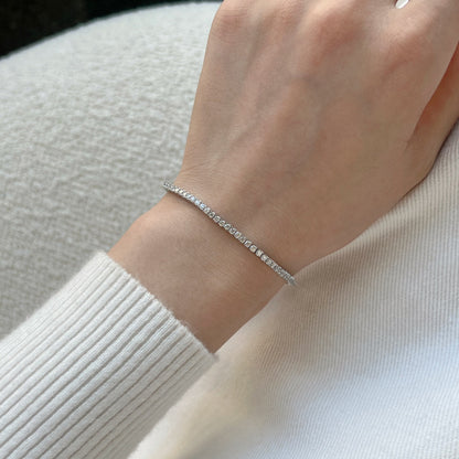 [Elowen Jewels]Dazzling Exquisite Round Cut Daily Bracelet