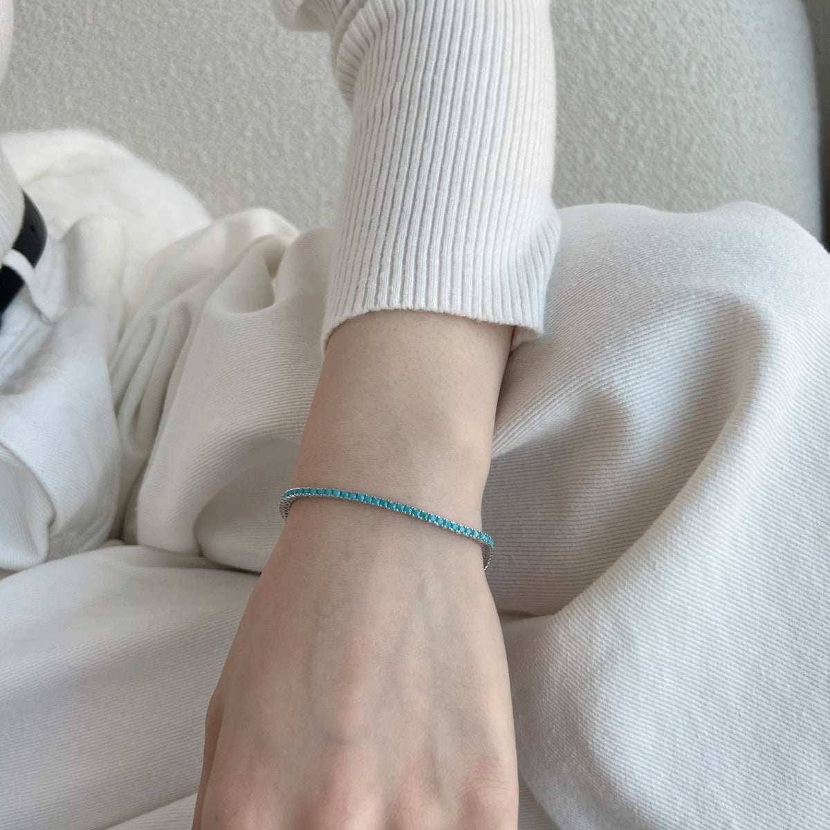 [Elowen Jewels]Dazzling Exquisite Round Cut Daily Bracelet