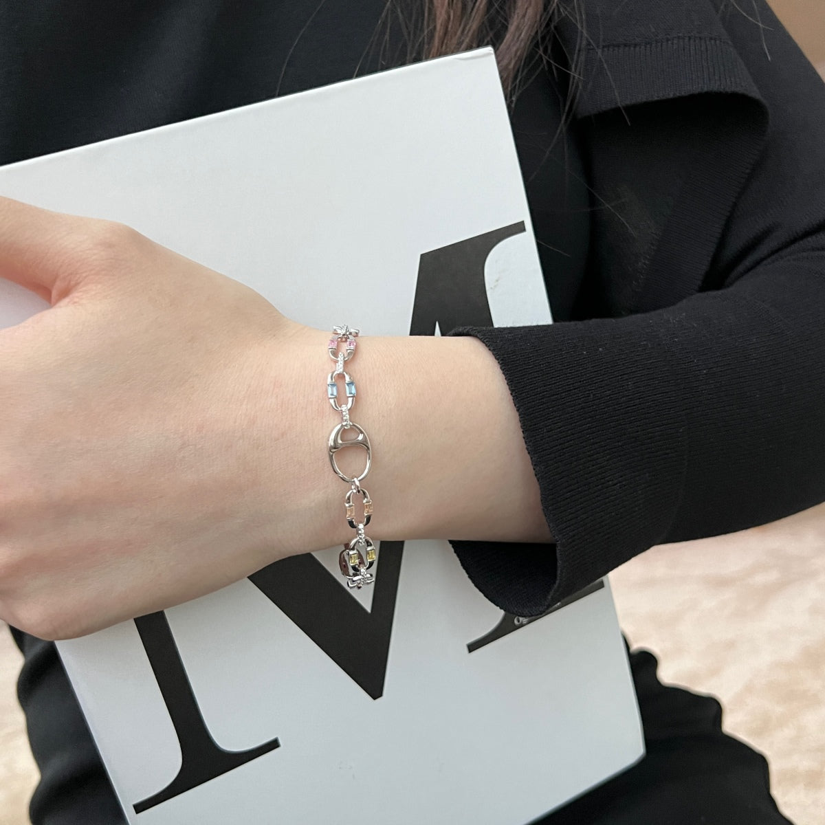 [Elowen Jewels]Dazzling Colorful Daily Bracelet