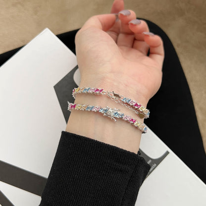 [Elowen Jewels]Ornate Sparkling Multi Cut Party Bracelet