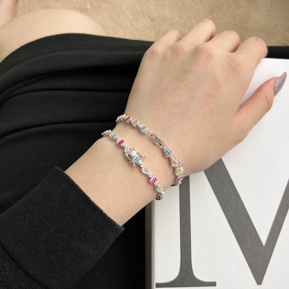 [Elowen Jewels]Radiant Water Drop Shape Daily Bracelet