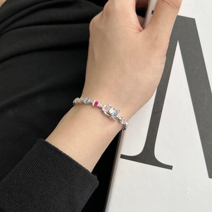[Elowen Jewels]Radiant Water Drop Shape Daily Bracelet