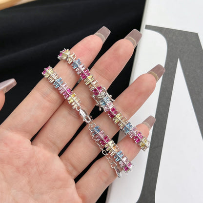 [Elowen Jewels]Sparkling Exquisite Multi Cut Party Bracelet