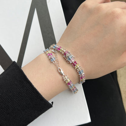 [Elowen Jewels]Sparkling Exquisite Multi Cut Party Bracelet
