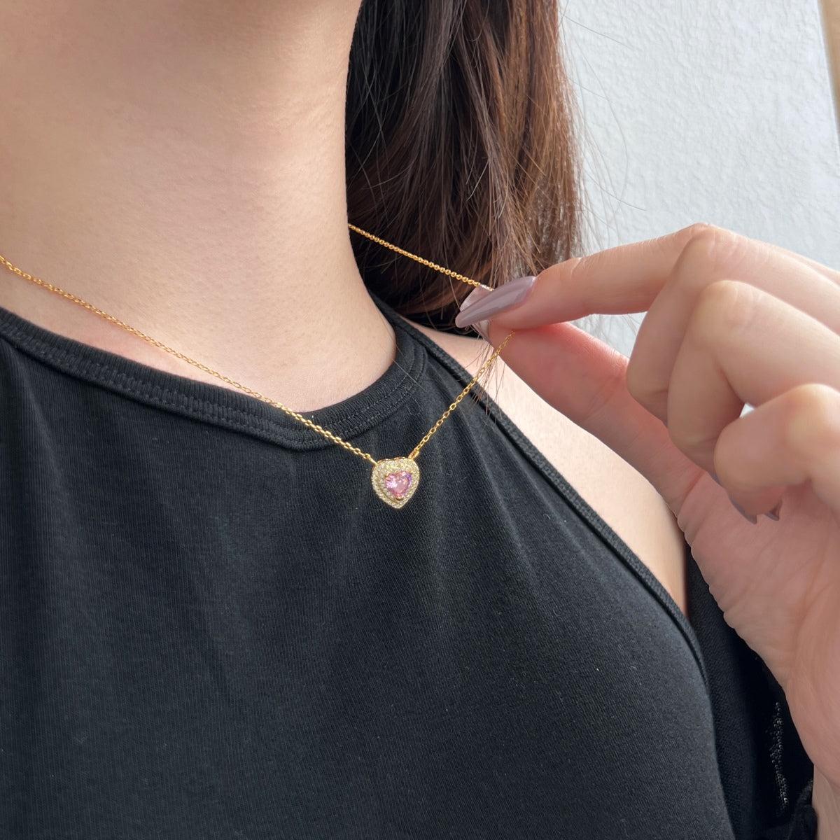 [Elowen Jewels]Exquisite Heart Shape Necklace