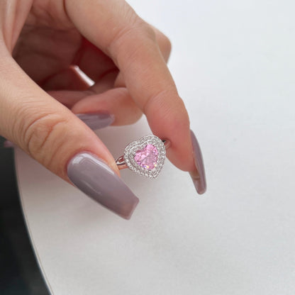 [Elowen Jewels]Delicate Ebullient Heart Shape Wedding Ring
