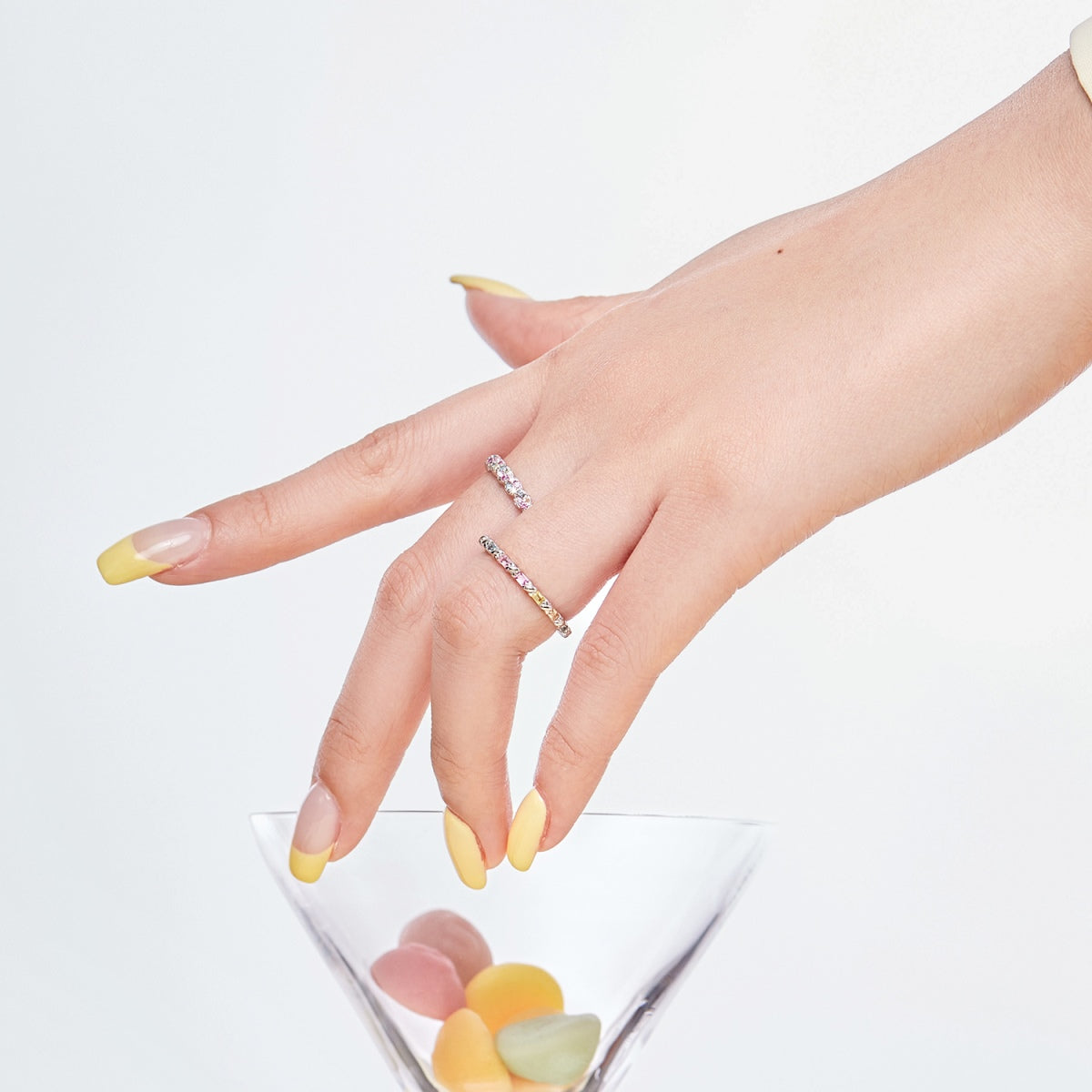 [Elowen Jewels]Dainty Ebullient Round Cut Daily Ring