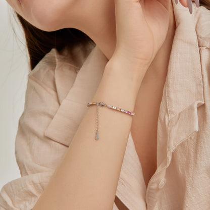 [Elowen Jewels]Delicate Romantic Heart Shape Lover Bracelet