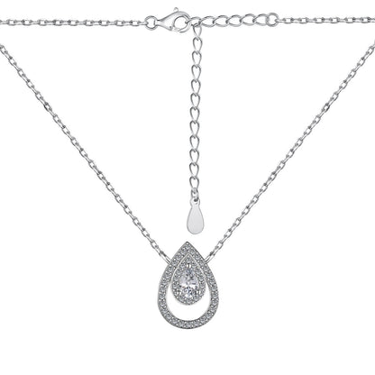 [Elowen Jewels]Sparkling Pear Cut Necklace