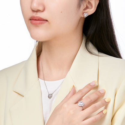 [Elowen Jewels]Delicate Ebullient Heart Shape Wedding Ring