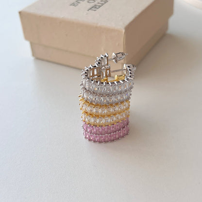 [Elowen Jewels]Radiant Heart Cutout Earrings