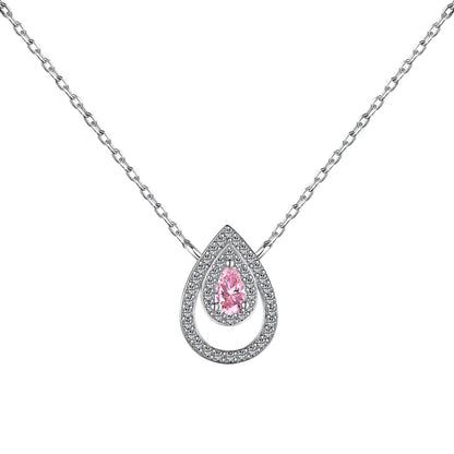 [Elowen Jewels]Sparkling Pear Cut Necklace