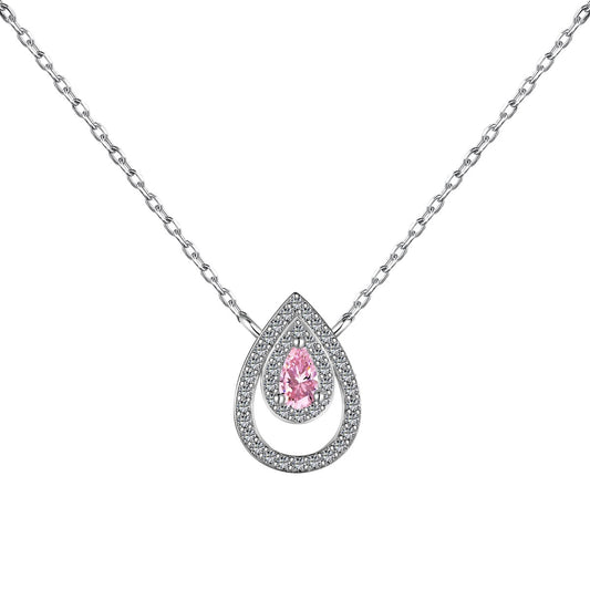 [Elowen Jewels]Sparkling Pear Cut Necklace