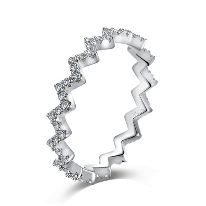 [Elowen Jewels]Delicate Enchanting Wave Shape Daily Ring