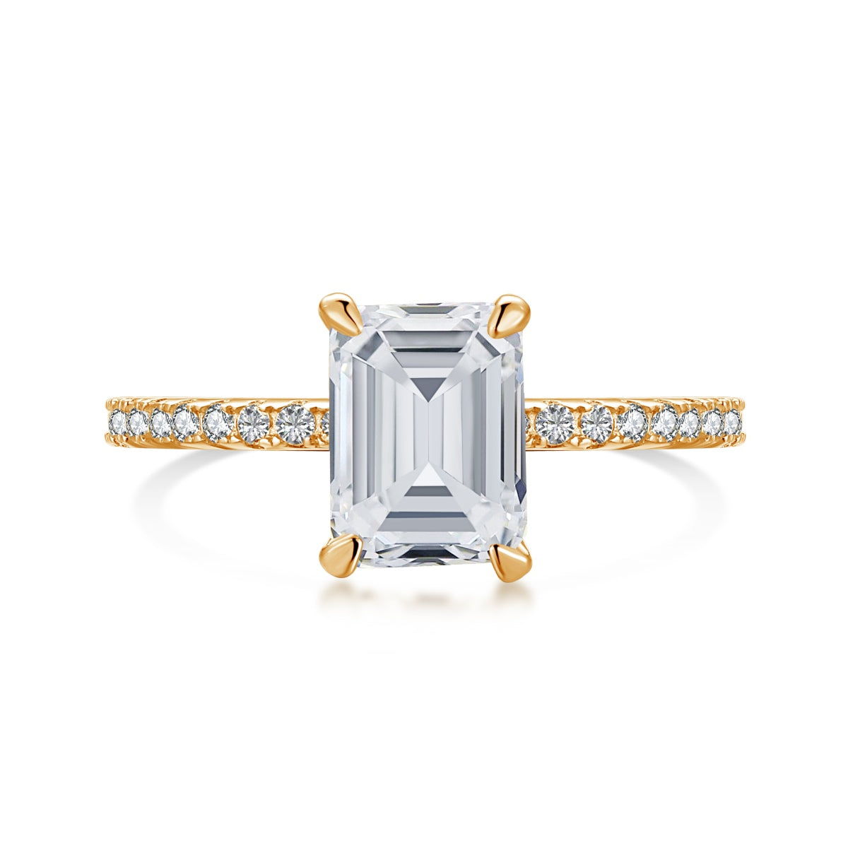 [Elowen Jewels]2.0 Carat Scintillating Ornate Radiant Cut Party Ring