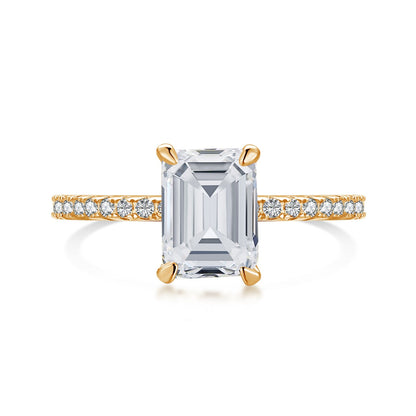 [Elowen Jewels]2.0 Carat Scintillating Ornate Radiant Cut Party Ring