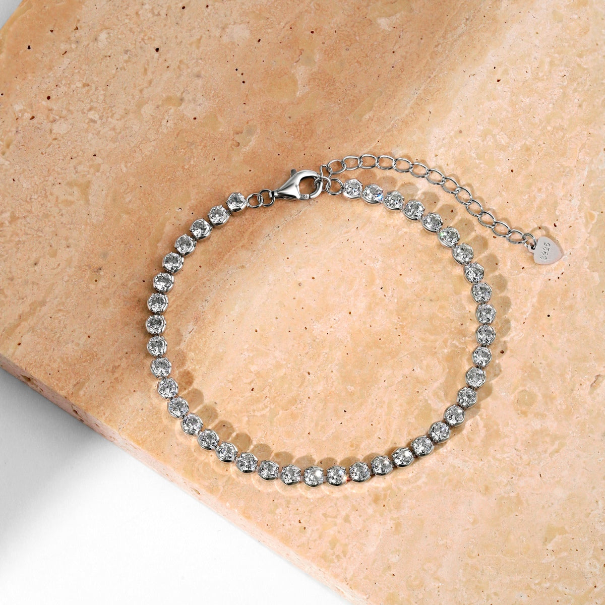 [Elowen Jewels]Dazzling Sparkling Round Cut Daily Bracelet