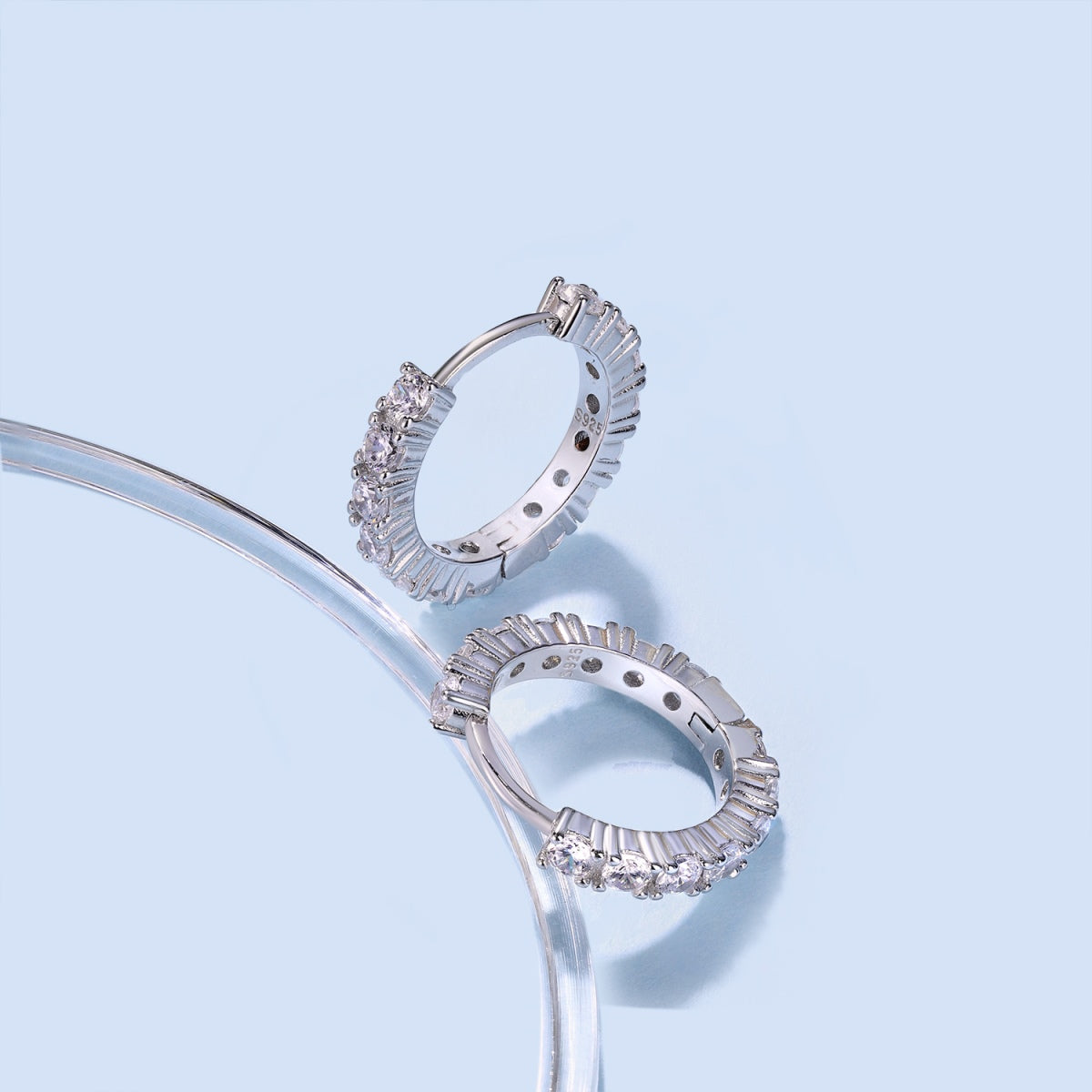 [Elowen Jewels]Radiant Colorful Round Cut Earrings
