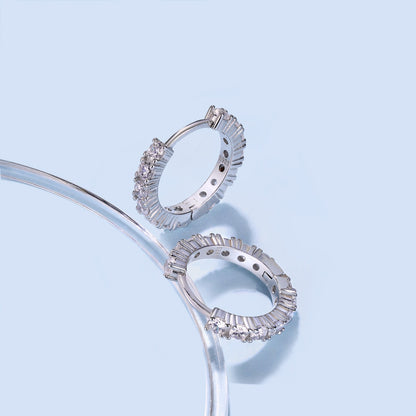 [Elowen Jewels]Radiant Colorful Round Cut Earrings