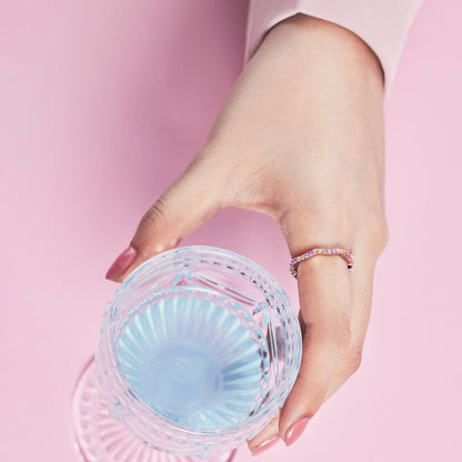 [Elowen Jewels]Dainty Colorful Round Cut Party Ring