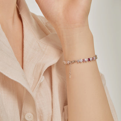 [Elowen Jewels]Radiant Colorful Round Shape Daily Bracelet
