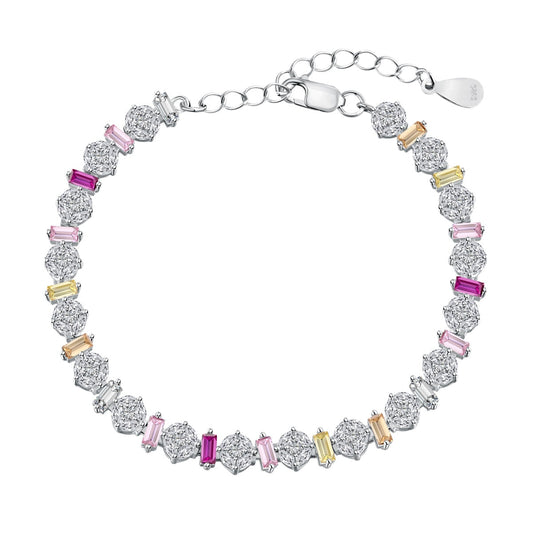 [Elowen Jewels]Radiant Colorful Round Shape Daily Bracelet