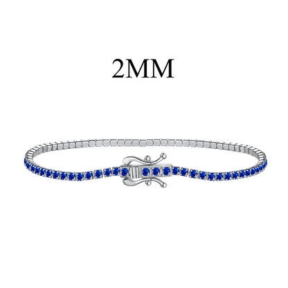 [Elowen Jewels]Radiant Colorful Round Cut Party Bracelet