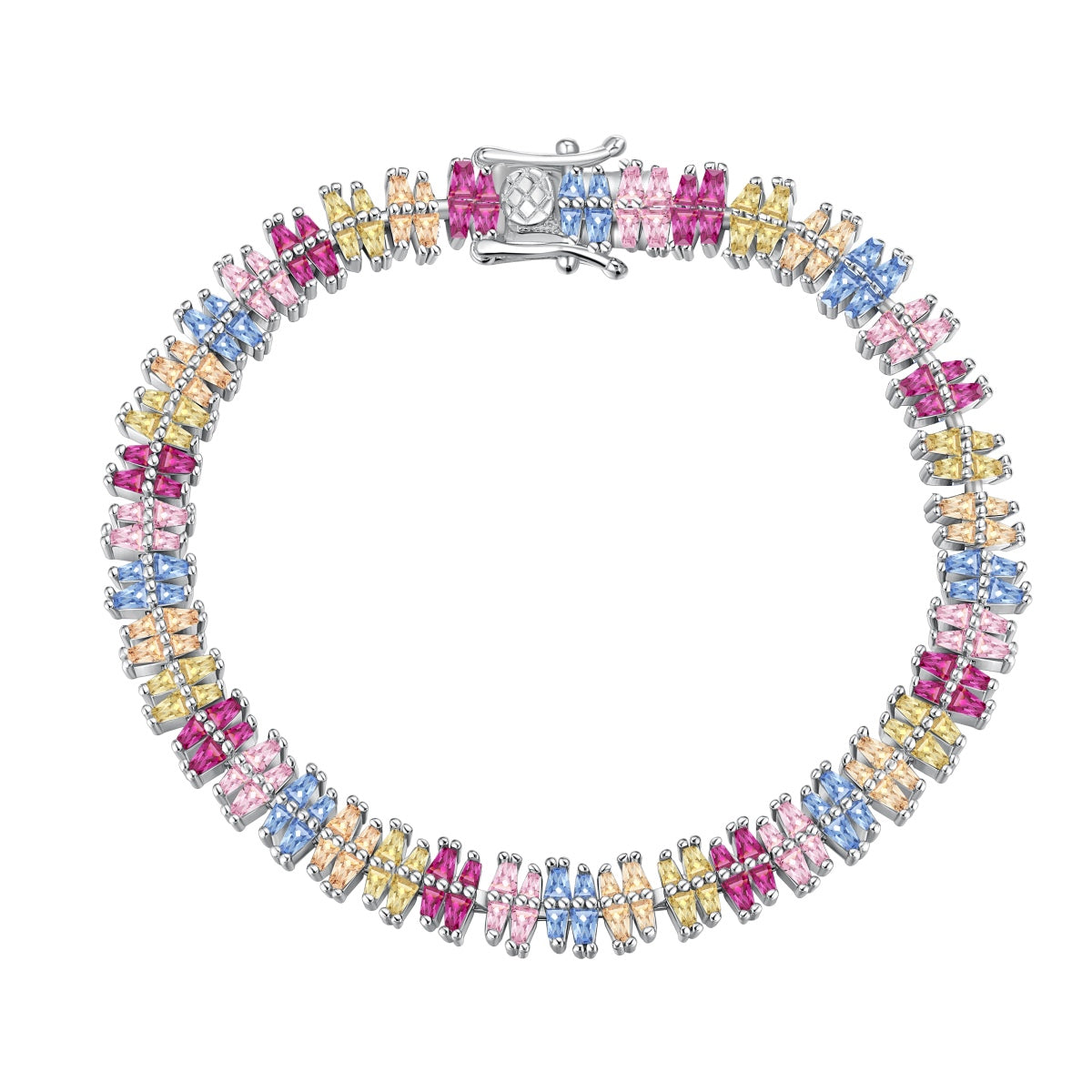 [Elowen Jewels]Sparkling Exquisite Multi Cut Party Bracelet