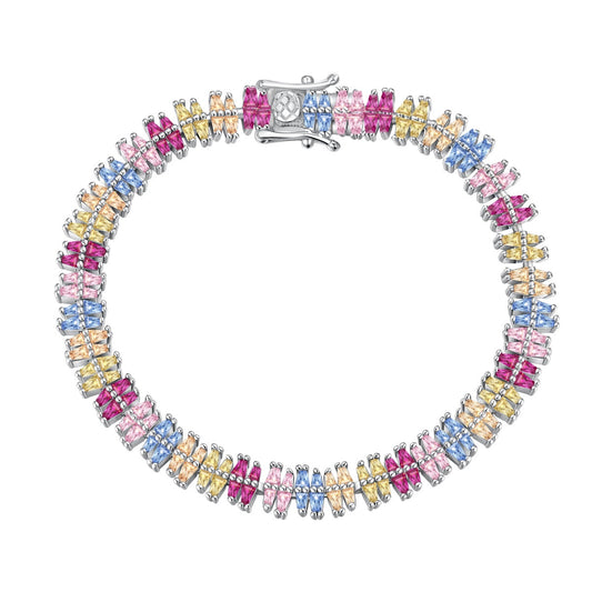 [Elowen Jewels]Sparkling Exquisite Multi Cut Party Bracelet