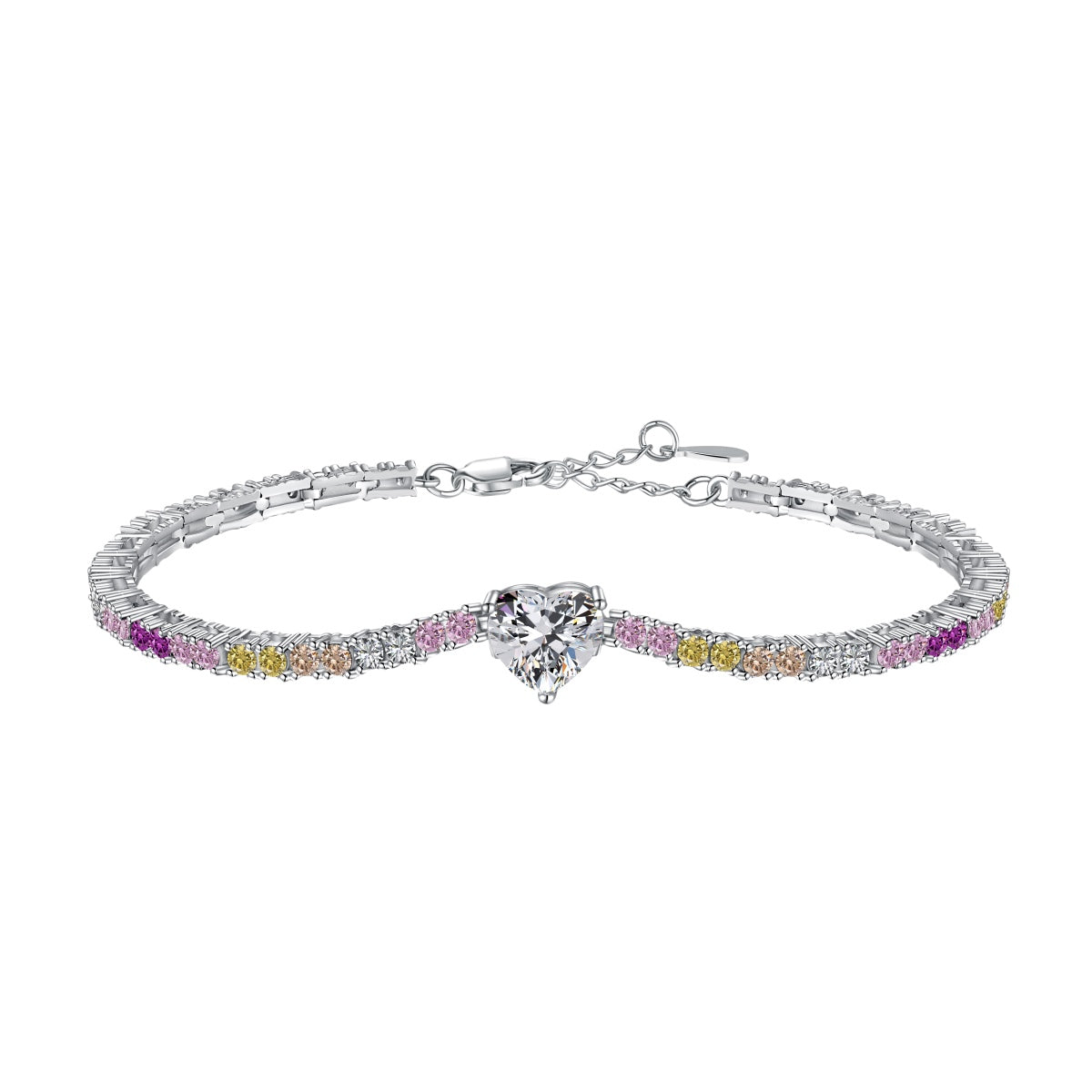 [Elowen Jewels]Delicate Romantic Heart Shape Lover Bracelet