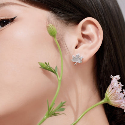 [Elowen Jewels]Exquisite Maple Leaf Design Earrings